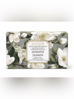 Hopificio Italian Luxury Bath Bar Soap Jasmine scented large 9.17 oz